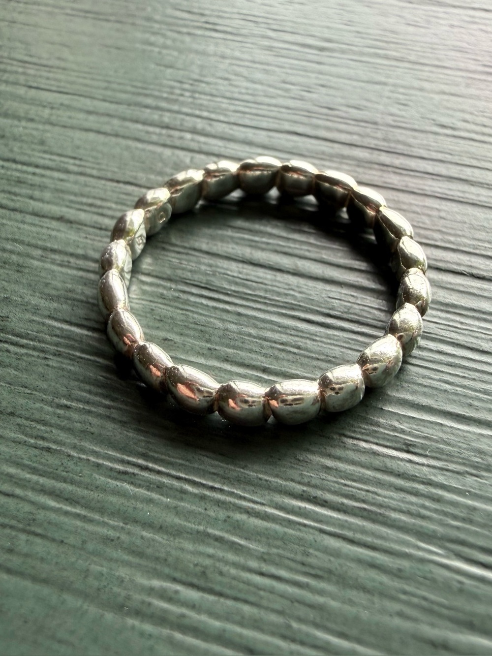 Monica Vinader Nura Teardrop Ring Sterling Silver Size 8